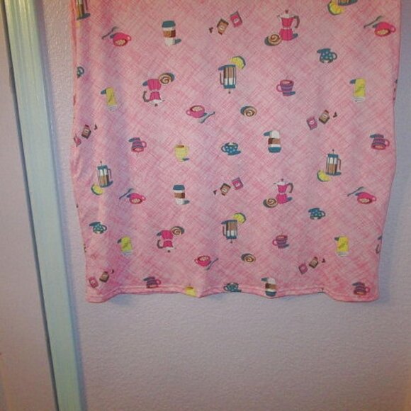 Joyspun COFFEE LOVERS Sleep Size L XL DRESS Soft JERSEY House POCKETS Coverup - Picture 5 of 9